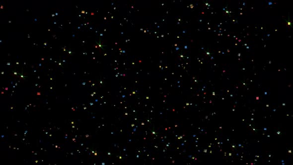 Falling confetti. 4K animated background