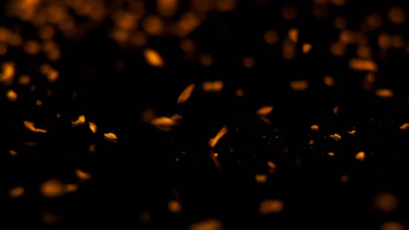 Artificial snow on the floor alt