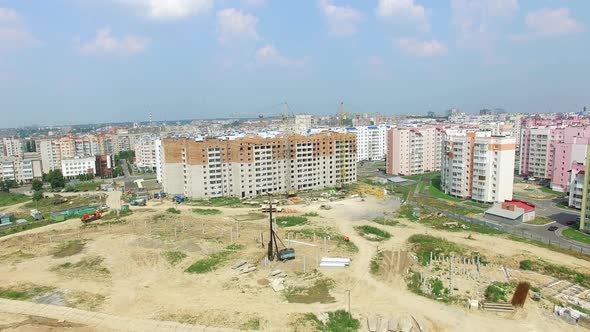 Large territory for the construction of modern high-rise buildings of the new part of the city. alt