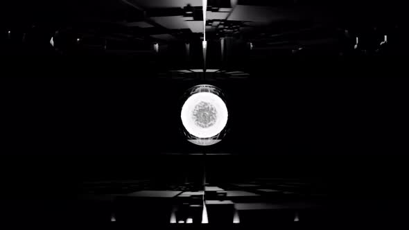 Electric spherical core feeding with energy all the futuristic machine alt