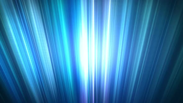 Abstract Blue Spectrum Light Ray Loop