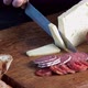 Cutting cheese in slices - VideoHive Item for Sale