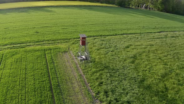 Aerial shot of high seat alt