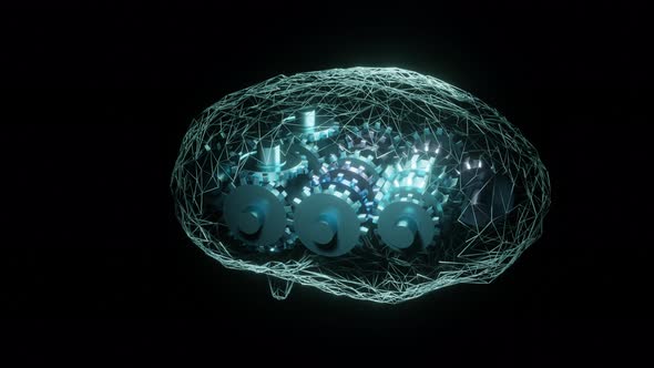 Gear wheels inside of human brains alt