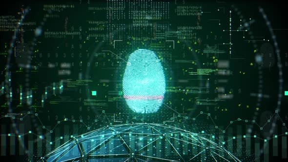 Sci-Fi Fingerprint Console