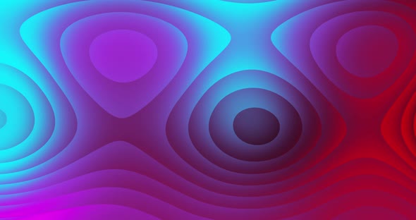 Animated modern gradient background, Circles Fill All Space With Wave. Prompt, Thrashing