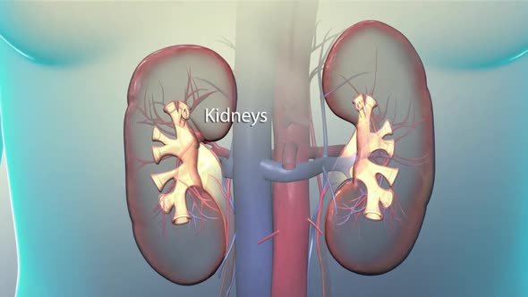 human anatomy showing kidney organ alt