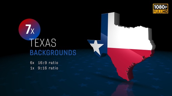 Texas State Election Backgrounds HD - 7 pack