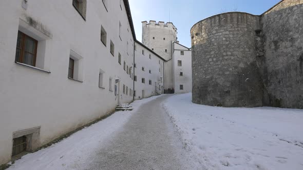 The Hohensalzburg Fortress walls alt