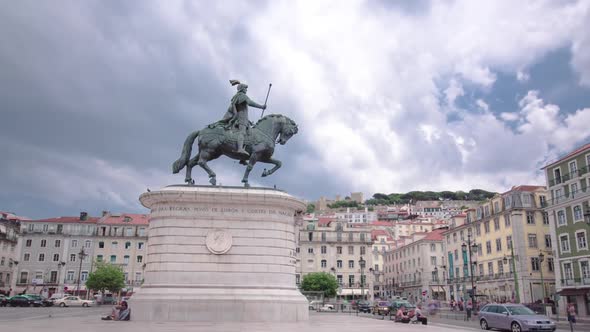 Figueira Square in the Baixa District alt