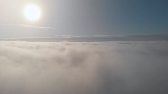 Flight Above the Clouds to the Sun alt