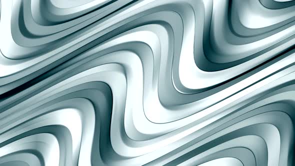 White Waves Abstract Background