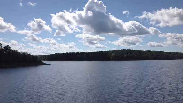 Coasting Down a Beautiful Blue Lake alt