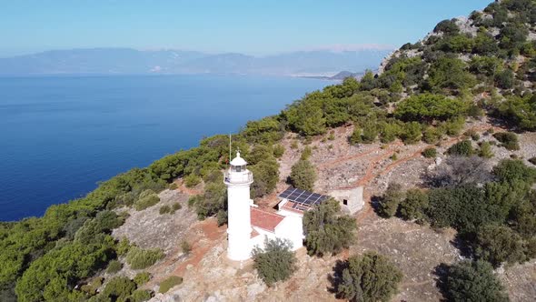 Famous Lighthouse on Lycian Way, Antalya, Turkey. alt