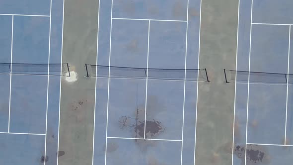 Drone Panning Away From Tennis Courts alt