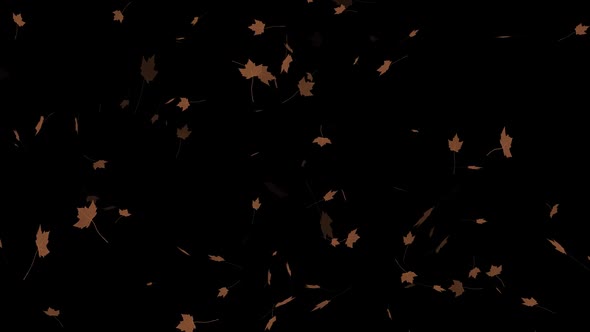 Leaves Falling (3 styles and 3 amounts of particles)