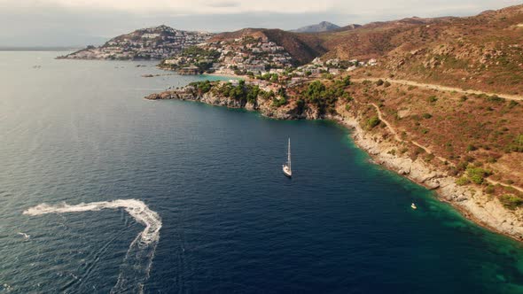 Drone Over Coastline Of Cap De Creus alt