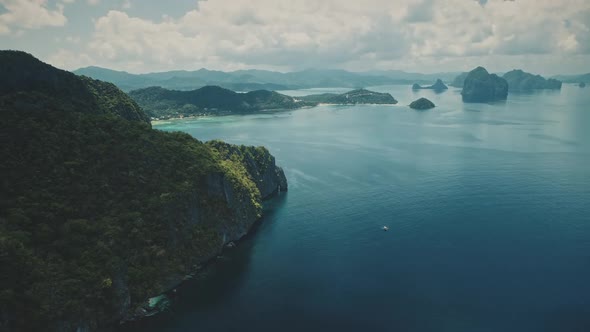 Mountain Island at Ocean Bay Aerial View