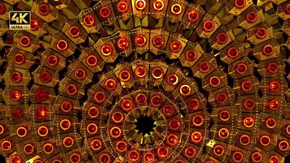 Golden Circles With Jewelry 4K alt