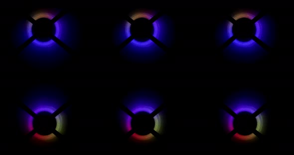 Desktop Gaming PC Cooling Fan with RGB LED lights