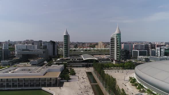 Cityscape of Lisbon, Nations Park alt
