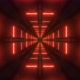 4k Geometric Red Neon Tunnel - VideoHive Item for Sale