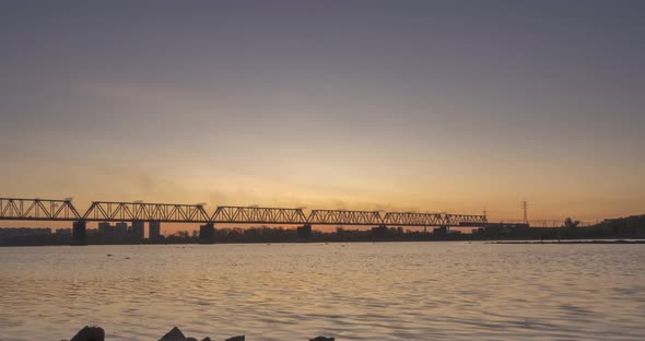 Timelapse of City River Bank alt