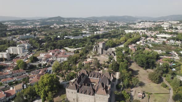 Church of Sao Miguel do Castelo, Palace of the Dukes of Braganza and Castle, Guimaraes, Portugal