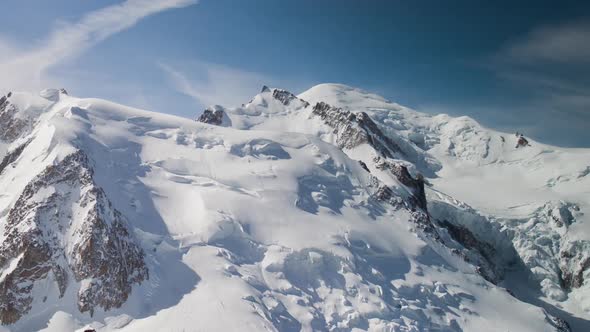 mont blanc alps france mountains snow peaks ski timelapse alt