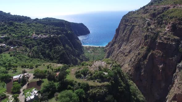 Butterfly Valley Aerial View 