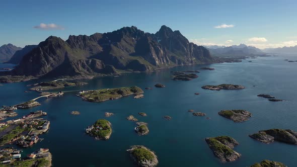Henningsvaer Lofoten is an Archipelago in the County of Nordland, Norway alt