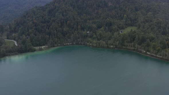 Lake Bled Aerial footage 