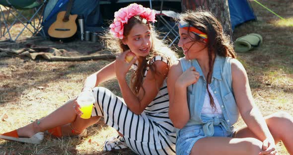 Friends having breakfast 4k alt