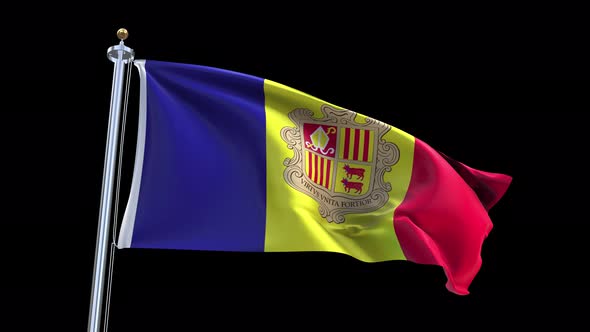 Andorra Flag alt