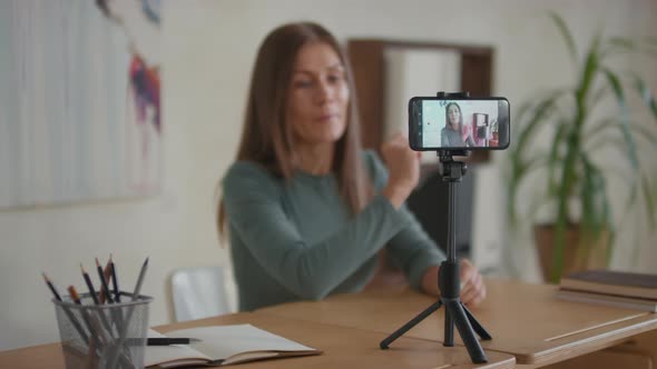 Online Teacher Recording Video Lesson alt