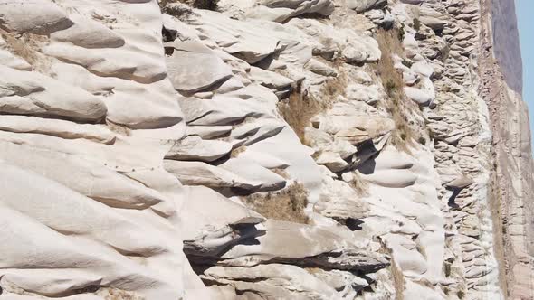 Vertical Video Cappadocia Landscape Aerial View alt
