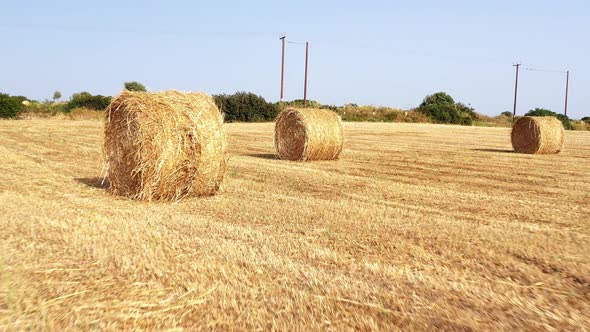 Moving through hay bales alt