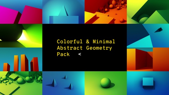 Colorful & Minimal - Abstract Geometry Pack