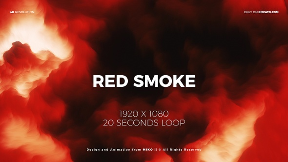 Red Smoke Background
