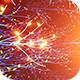 Neon Glowing Stars Tunnel 4k - 142