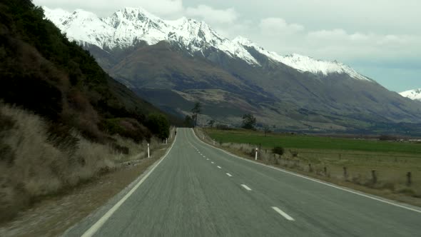 A first person view of driving through the beautiful country of New Zealand alt