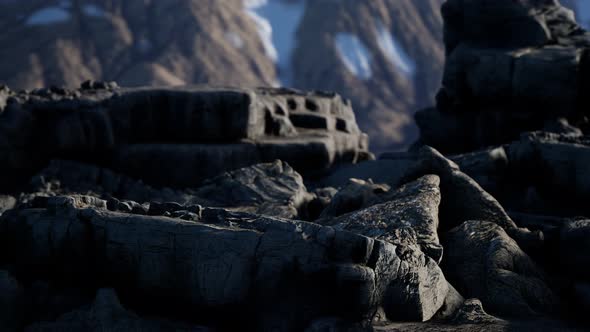 Rock and Stones in Alps Mountains alt