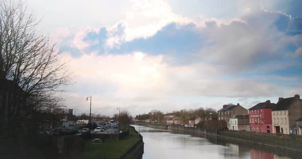 View from a bridge in Kilkenny, Ireland