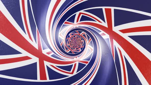 United Kingdom Tunnel Flag Package