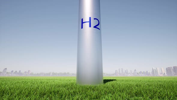 H2 Ecology Concept Ecological Future Hydrogen Refueling Alternative Renewable Energy alt