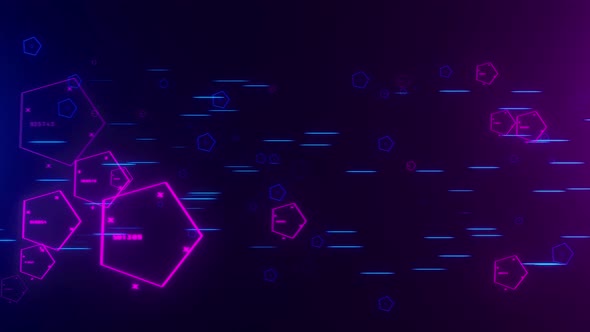 Abstract Neon Background 4K