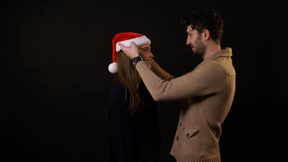 Young couple hugging alt