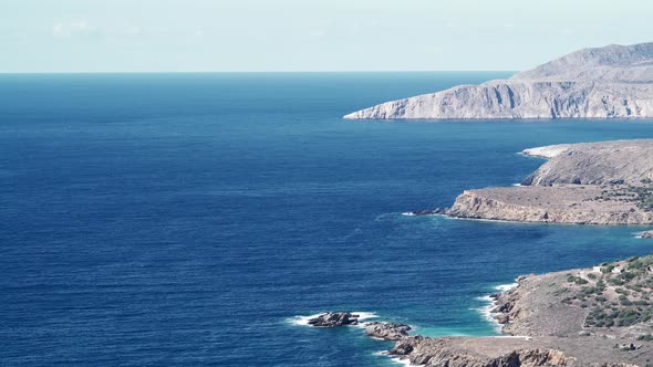 Greek Coastline on Peloponnese, Mani Peninsula
