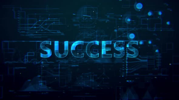 Success Digital Data Text 4k 