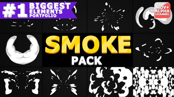 Cartoon Smoke | Motion Graphics Pack